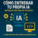 Cómo entrenar tu propia IA (introducción para no técnicos)