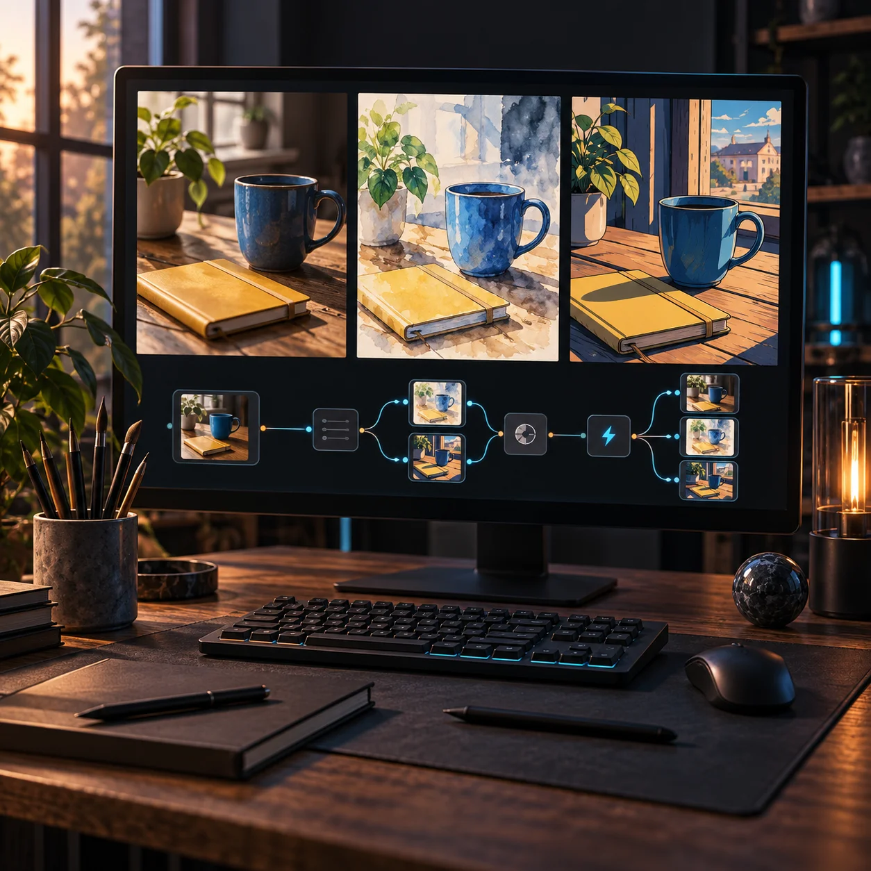 Krea 2 en ComfyUI: Turbo, LoRAs y attention para acelerar